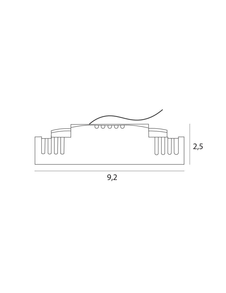 LED power supplies - Maxlight X-Line Recessed Light Fixture, To be Completed with Trafo Ht0134 H0134. - product kolory-swiatla.pl 2