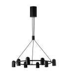 Modern pendant lamps - Azzardo VIVI Pendant 8 BK/BK Black Matte/Black Matte 8xGU10 AZ5732 - product 1