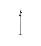 Adjustable floor lamps - Azzardo VIVI Floor Floor 2 BK/BK Black Matte/Black Matte 2xGU10 AZ5726 - product 1
