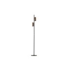 Adjustable floor lamps - Azzardo VIVI Floor 2 GO/BK Black Matte/Gold Gloss 2xGU10 AZ5725 - product 1