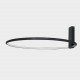 Azzardo Sufitowa Ring VINCENT 60 BK Czarny Mat 1xLED AZ6201