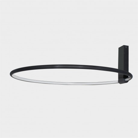 Azzardo Sufitowa Ring VINCENT 60 BK Czarny Mat 1xLED AZ6201