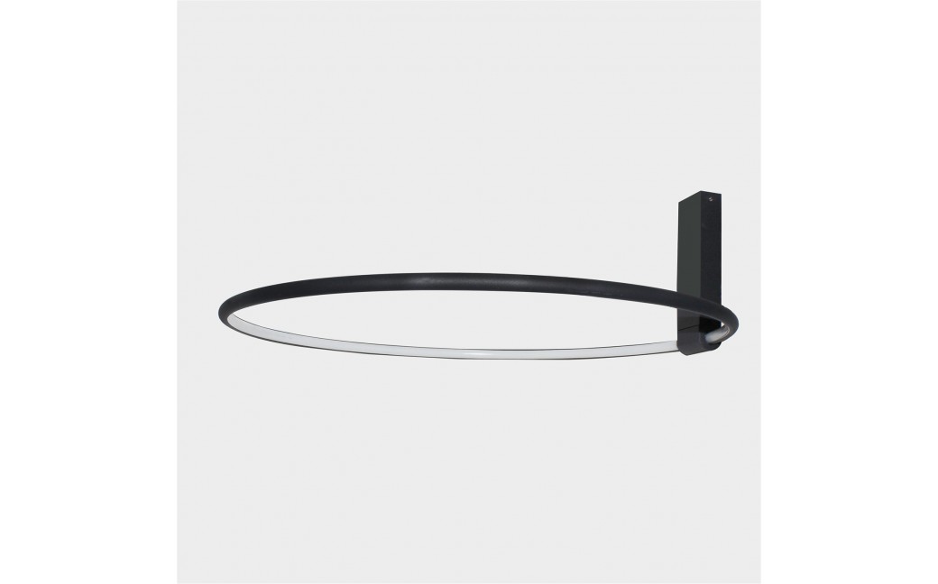 Azzardo Sufitowa Ring VINCENT 60 BK Czarny Mat 1xLED AZ6201