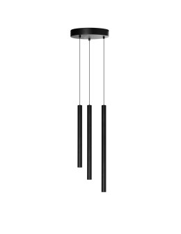 Azzardo Wisząca VERNO 3 4000K BK Czarny Mat 3xLED Rurki AZ6313