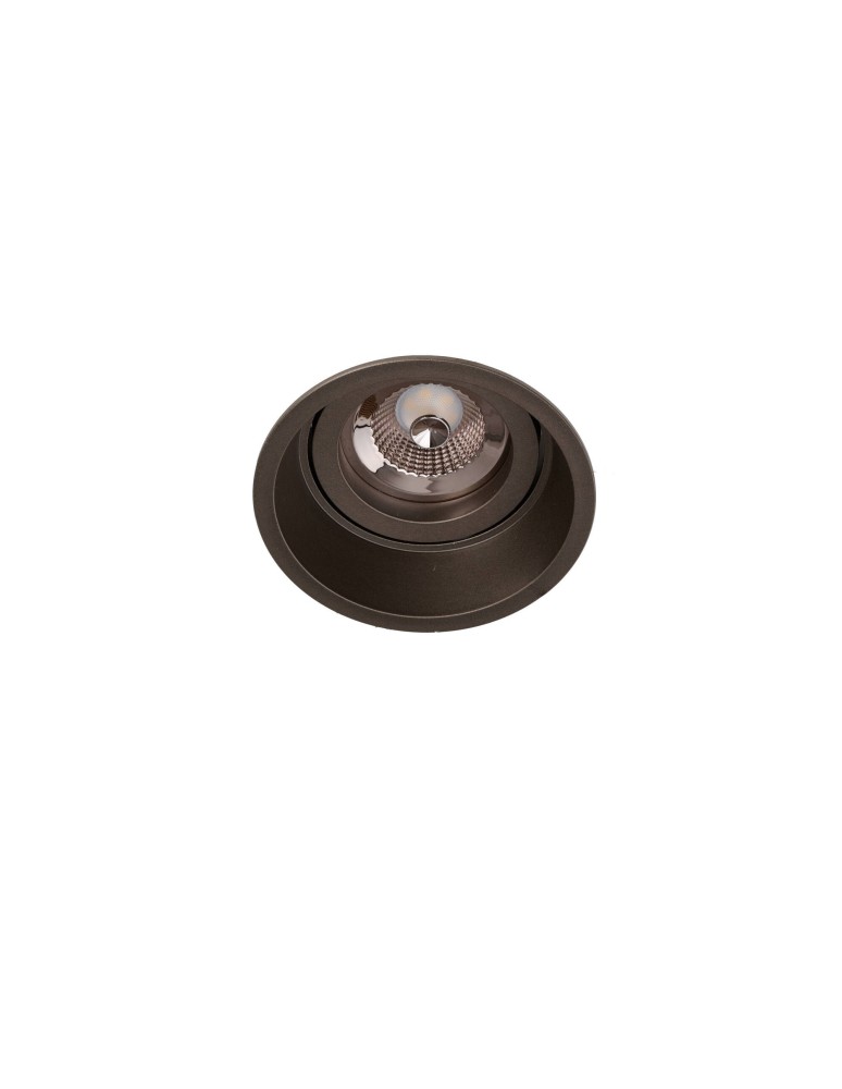Round flush-mounted lamps - Azzardo TERA R EARTHY Terrestrial 1xGU10 AZ6333 - product kolory-swiatla.pl 1