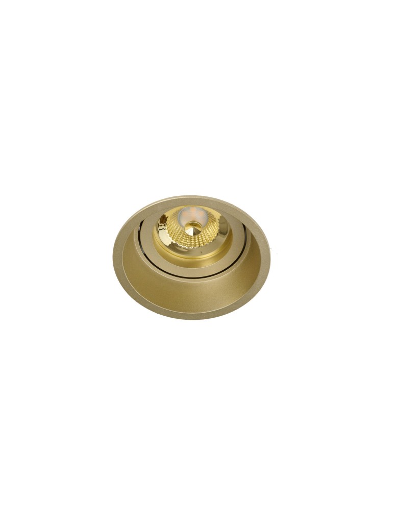 Round flush-mounted lamps - Azzardo TERA R GO Gold 1xGU10 AZ6334 - product kolory-swiatla.pl 1