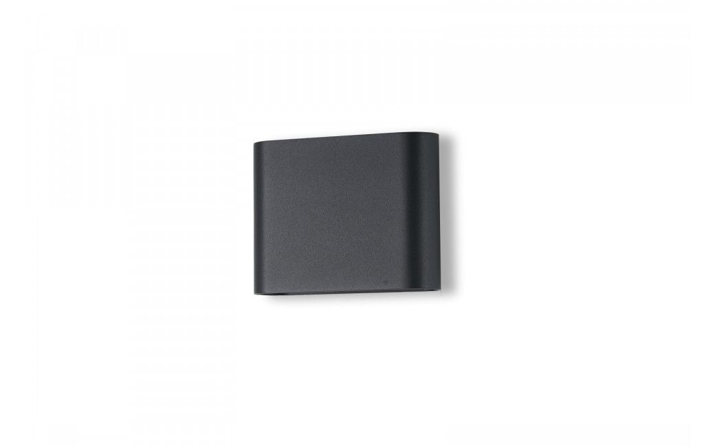 Azzardo SVALA IP54 CCT SWITCH BK Czarny Mat 2xLED Kinkiet Zewnętrzny z Regulowanym Strumieniem Zmienna Barwa Światła AZ5855
