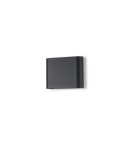 Outdoor wall lamps - Azzardo SVALA IP54 CCT SWITCH DGR Dark Grey 2xLED Outdoor Wall lamp with Adjustable Flux Variable Light Color AZ5856 - product 1