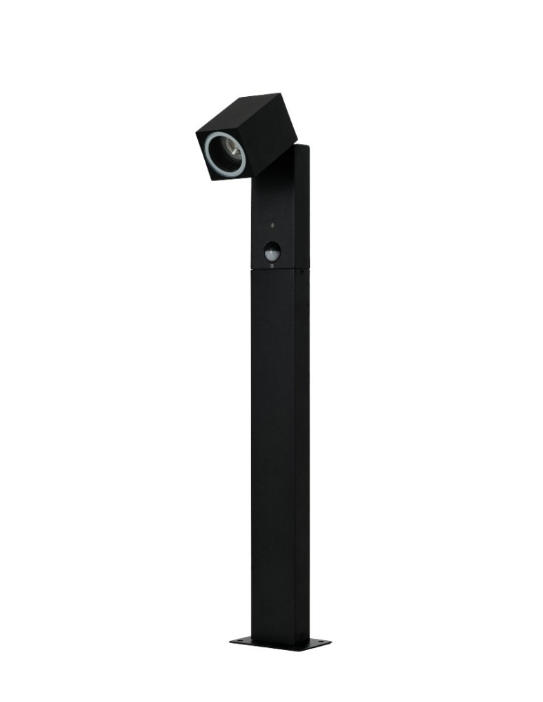 Standing garden lamps - Azzardo SVAN SENSOR IP54 BK Black/Transparent 1xGU10 Outdoor Standing with Sensor AZ5860 - product kolory-swiatla.pl 1
