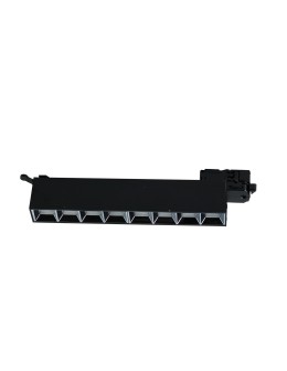 Azzardo SPACE TRACK 3LINE 16W CCT SWITCH BK Black Matte 1xLED Spotlight for 3F Triple Phase Rail Color Change Switch AZ6056