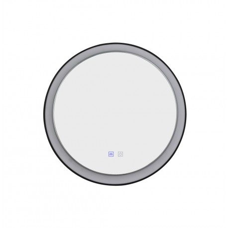 Azzardo SERGIO MIRROR 60 HEATED CCT SWITCH BK Czarny Mat/Biały Lustro Łazienkowe Podgrzewane Zmienna Barwa Św. AZ5819