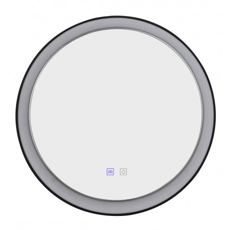 Azzardo SERGIO MIRROR 80 HEATED CCT SWITCH BK Czarny Mat/Biały Lustro Łazienkowe Podgrzewane Zmienna Barwa Św. AZ5821