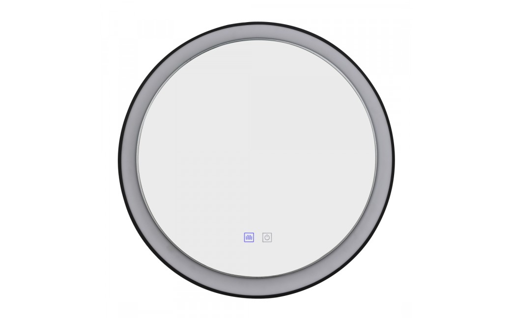 Azzardo SERGIO MIRROR 80 HEATED CCT SWITCH BK Czarny Mat/Biały Lustro Łazienkowe Podgrzewane Zmienna Barwa Św. AZ5821