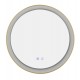 Azzardo SERGIO MIRROR 80 HEATED CCT SWITCH GO Złoty Szczotkowany/Biały Lustro Łazienkowe Podgrzewane Zmienna Barwa Św. AZ5822