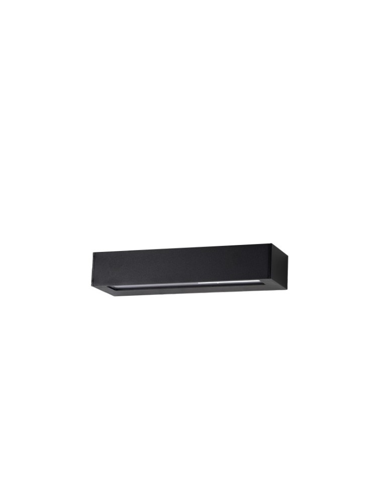 Outdoor wall lamps - Azzardo ROSVIK 25 IP54 6W 3000K BK Black/Milky White 1xLED Outdoor Down Light Wall lamp AZ5847 - product kolory-swiatla.pl 1
