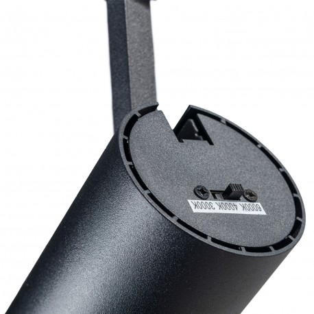 Azzardo PIXEL TRACK 3LINE CCT SWITCH BK Czarny Mat 1xLED Reflektor z Regulowaną Wiązką Światła Zmienna Barwa Światła AZ6044