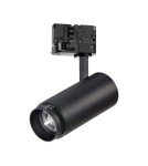 Lamps for 3-phase busbars - Azzardo PIXEL TRACK 3LINE CCT SWITCH BK Black Matte 1xLED Spotlight with Adjustable Light Beam Variable Light Color AZ6044 - product 1