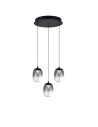 Azzardo PAMELA 11 ROUND 3 SMOKY smoky/black 3xLED LED pendant AZ6268