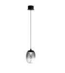 Single pendant lamps - Azzardo PAMELA 11 SMOKY Smoky/Black 1xLED LED pendant AZ6267 - product 1