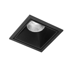 Azzardo OKOS 10W CCT SWITCH BK Czarny Mat/Transparentny 1xLED Przełącznik Zmiany Barwy Światła AZ5992