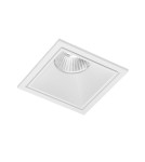 Square flush-mounted lamps - Azzardo OKOS 10W CCT SWITCH WH White/Transparent 1xLED Light Color Change Switch AZ5994 - product 1