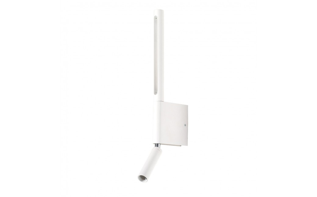 Azzardo OLIMPIA WALL 2 WH Biały 2xLED Kinkiet do Czytania, 2 źródła światła LED Górna Część Obracana AZ5966