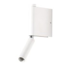 Wall lamps for bedrooms - Azzardo OLIMPIA WALL 2 WH White 2xLED Reading wall lamp, 2 LED light sources Top swivel AZ5966 - product 2