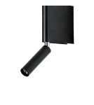 Wall lamps for bedrooms - Azzardo OLIMPIA WALL 2 BK Black 2xLED Reading wall lamp, 2 LED light sources Top swivel AZ5965 - product 2