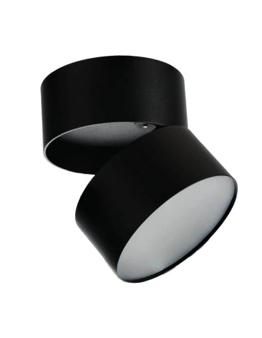 Azzardo MONA 15W CCT SWITCH BK Black Matte 1xLED Surface-mounted Switched Light Color Change Switch AZ6037