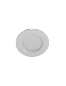 Azzardo LUCID IP44 10W CCT SWITCH WH Biały/Biały Mleczny 1xLED Podtynkowa Hermetyczna Przełącznik Zmiany Barwy AZ6043