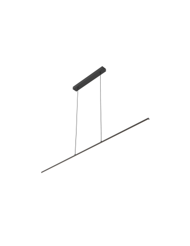 Azzardo MARLENE 120 3000K BK Black Mat 1xLED Pendant over Desk Island AZ6097