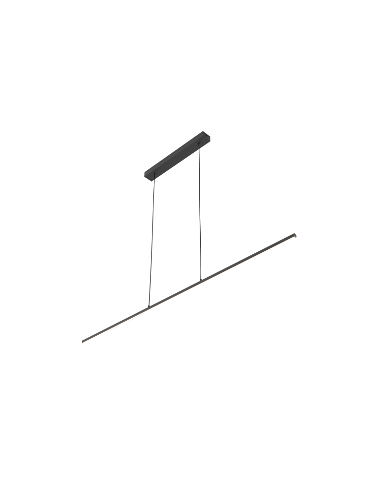 Azzardo MARLENE 120 3000K BK Czarny Mat 1xLED Wisząca nad Wyspę Biurko AZ6097