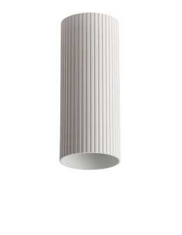 Azzardo LUCAS RIBBED TUBE 20 WH Biały Klosz Ryflowany Tuba do Skompletowania Lampy AZ6400