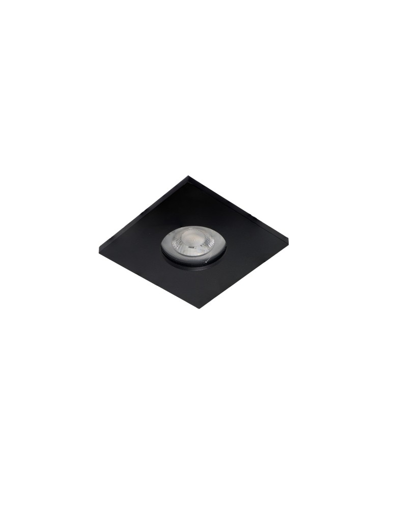 Flush-mounted hermetic lamps - Azzardo KANT S IP44 BK Black Mat 1xGU10 Recessed Hermetic Square AZ6049. - product kolory-swiatla.pl 1