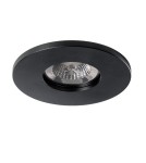 Flush-mounted hermetic lamps - Azzardo KANT R IP44 BK Black Mat 1xGU10 Recessed Hermetic Round AZ6046. - product 1