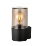 Outdoor wall lamps - Azzardo HAGER 1 WALL IP54 BK Black/Smoke 1xE27 Outdoor Wall lamp AZ5863. - product 1