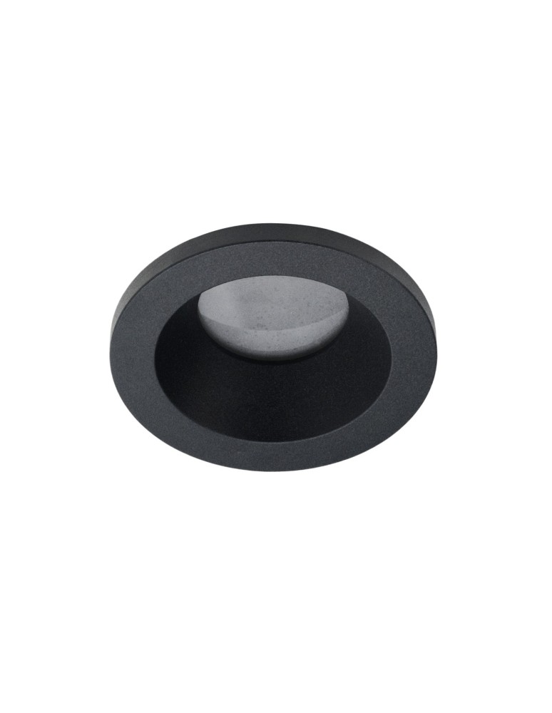 Flush-mounted hermetic lamps - Azzardo GLARE IP 65 BK Black Mat 1xGU10 Flush Mounted Hermetic AZ6113. - product kolory-swiatla.pl 2
