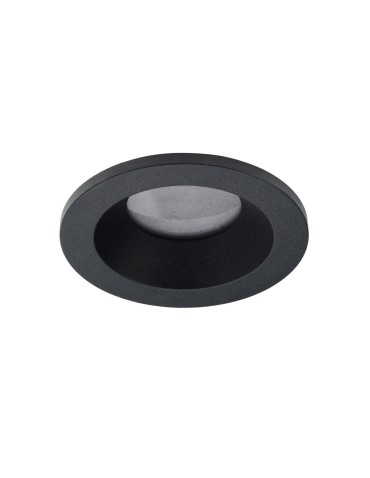 Azzardo GLARE IP 65 BK Black Mat 1xGU10 Flush Mounted Hermetic AZ6113.