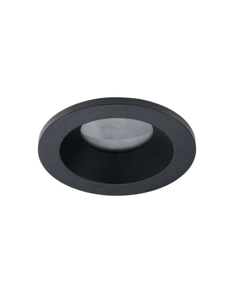 Flush-mounted hermetic lamps - Azzardo GLARE IP 65 BK Black Mat 1xGU10 Flush Mounted Hermetic AZ6113. - product kolory-swiatla.pl 1