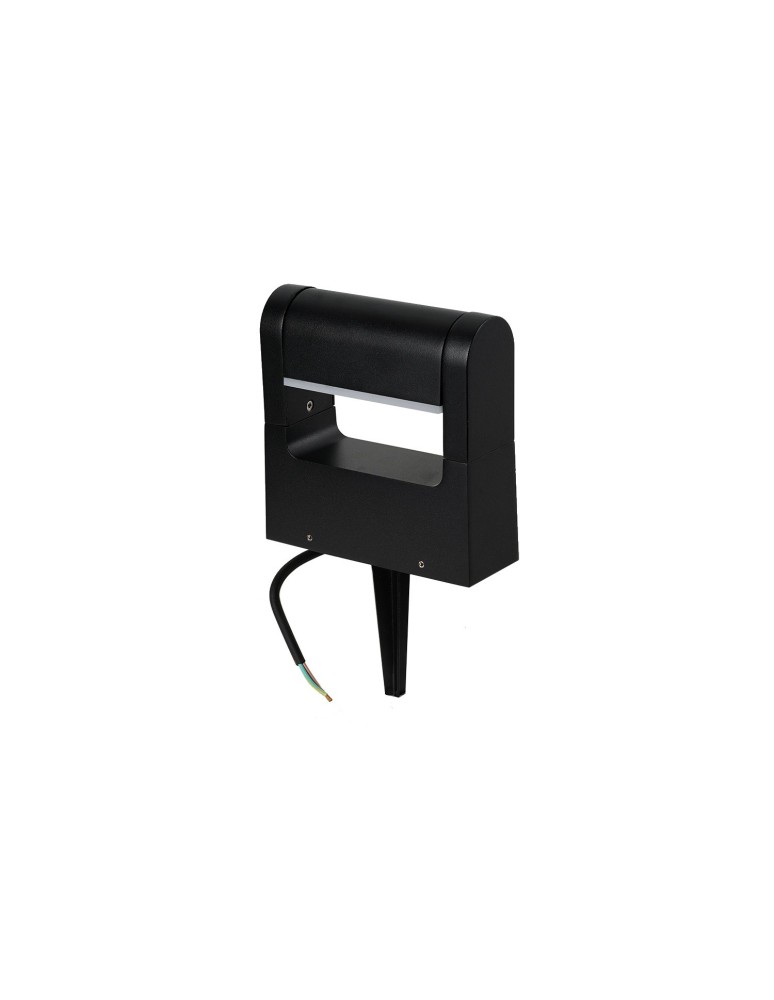 Garden lamps driven into the ground (with wedge) - Azzardo FRAME SPIKE V.2 BK Black 1xLED Outdoor with Wedge AZ6319 - product kolory-swiatla.pl 2