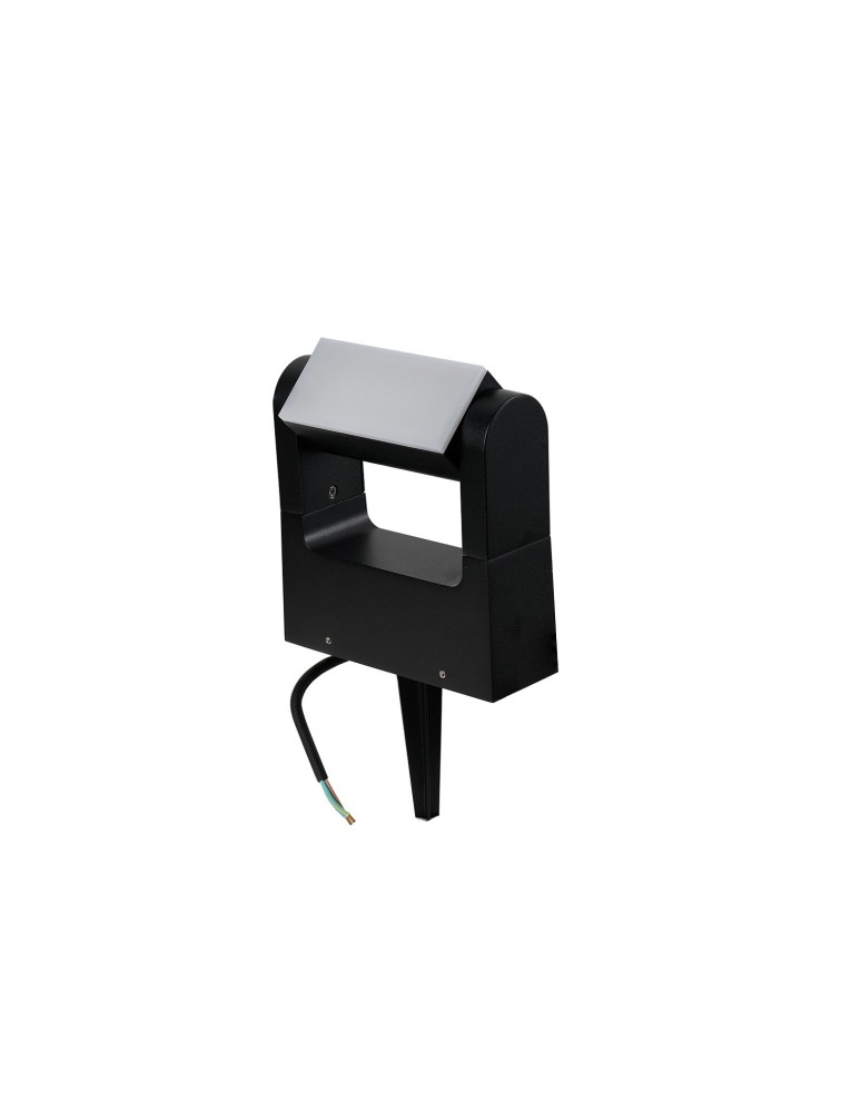 Garden lamps driven into the ground (with wedge) - Azzardo FRAME SPIKE V.2 BK Black 1xLED Outdoor with Wedge AZ6319 - product kolory-swiatla.pl 1