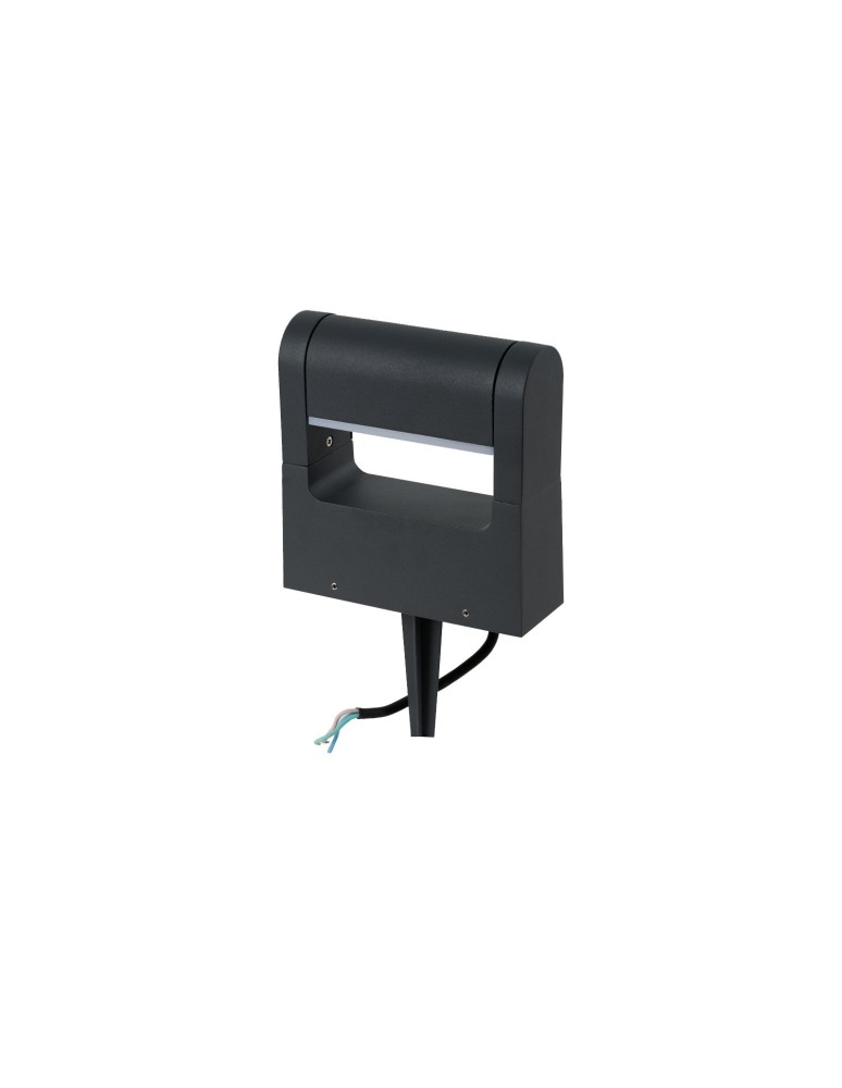 Garden lamps driven into the ground (with wedge) - Azzardo FRAME SPIKE V.2 DGR Dark Grey 1xLED Outdoor with Wedge AZ6320 - product kolory-swiatla.pl 2