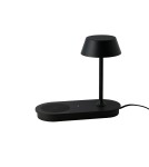 Desk lamps - Azzardo FINO TABLE DIMM NFC CHARGER BK Black Mat 1xLED Table Top with Inductive Charger and USB Receptacle Dimmable AZ5913 - product 1