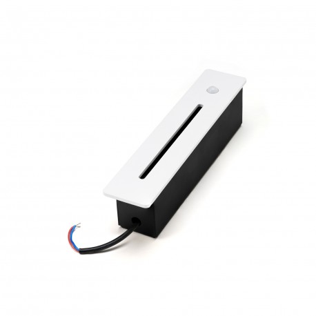 Azzardo ERIN IP54 SENSOR WH Biały 1xLED Zewnętrzna Wpuszczana w Ścianę z Czujnikiem AZ6079