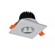 Azzardo CLEAN S IP44 7W CCT SWITCH GO Biały/Transparentny 1xLED Podtynkowa Hermetyczna Przełącznik Zmiany Barwy AZ5990