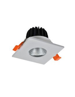 Azzardo CLEAN S IP44 7W CCT SWITCH GO White/Transparent 1xLED Flush Mounted Hermetic Color Change Switch AZ5990