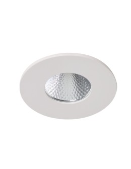 Azzardo CLEAN R IP44 7W CCT SWITCH GO Biały/Transparentny 1xLED Podtynkowa Hermetyczna Przełącznik Zmiany Barwy AZ5987