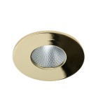 Flush-mounted hermetic lamps - Azzardo CLEAN R IP44 7W CCT SWITCH WH Gold Gloss/Transparent 1xLED Flush Mounted Hermetic Color Change Switch AZ5988 - product 1