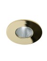 Azzardo CLEAN R IP44 7W CCT SWITCH WH Gold Gloss/Transparent 1xLED Flush Mounted Hermetic Color Change Switch AZ5988