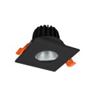 Flush-mounted hermetic lamps - Azzardo CLEAN S IP44 7W CCT SWITCH BK Black Matte/Transparent 1xLED Flush Mounted Hermetic Color Change Switch AZ5989 - product 1